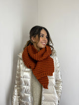 Sciarpe in maglia intrecciata