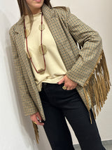 Blazer con frange