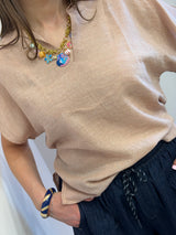 Camicetta con Dettagli Lurex - Art Love