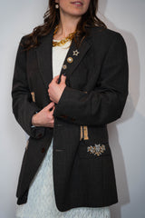 Blazer/Giacca vintage moro Susy mix