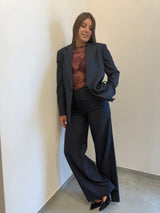 Maglia bordeaux in pizzo Kontatto