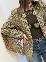 Blazer con frange