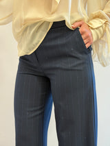 Pantalone gessato paillettes Kontatto