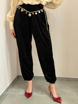 Pantalone ballon in velluto moro Susy Mix