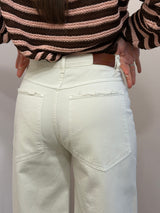 Jeans Giusi in drill burro Tensione In