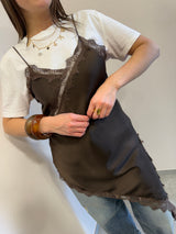 Vestito asimmetrico cioccolato