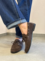Mocassini in suede
