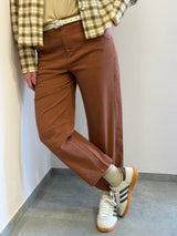 Pantalone Barrell Kontatto, color ruggine 
