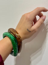 Bracciali rigidi effetto resina