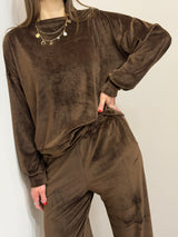 Completo tuta in ciniglia Susy Mix