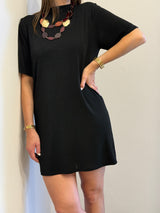 Abito in lurex nero Kontatto