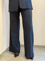 Pantalone gessato paillettes Kontatto