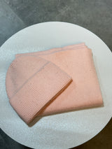 Completo sciarpa/cuffia micro paillettes