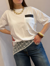 T-shirt con doppio taschino Tensione in