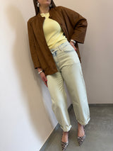 Maglia giallino in viscosa kontatto