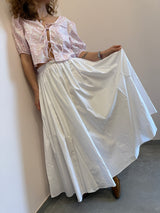 Gonna white lunga Glamorous