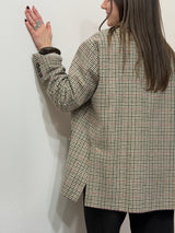 Giacca over pied de poule Kontatto