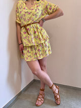Sandali stringati in corda scamosciata