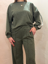 Tuta in felpa "Comfort Urban" – Verde Oliva