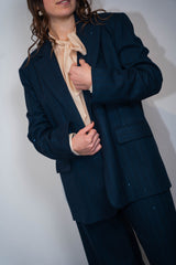 Giacca-Blazer gessata paillettes Kontatto