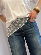 Bandana triangolo in pizzo