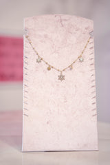 Collana stella di Natale oro
