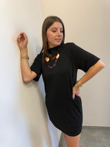 Abito in lurex nero Kontatto