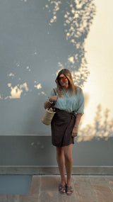Camicia in mussola acqua - Tensione in