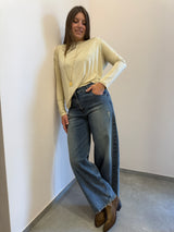 Maglia over beige Kontatto