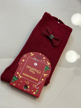 Calze fiocchetto rosso