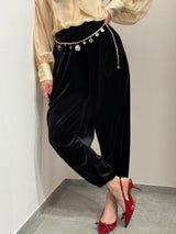 Pantalone ballon in velluto moro Susy Mix
