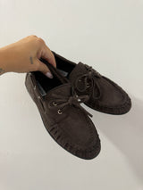 Mocassini in suede