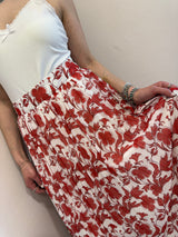 Gonna a fiori rossa Glamorous