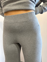 Pantalone palazzo grigi in viscosa Kontatto