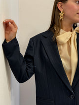 Giacca-Blazer gessata paillettes Kontatto