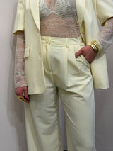 Completo sartoriale “Sunlight Pastel" – Blazer Corto & Pantalone