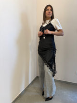 Vestito asimmetrico nero