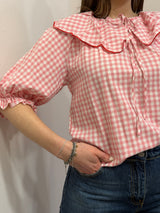 Camicetta vichy rosa