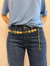 Cintura catena con pietre colorate Susy Mix