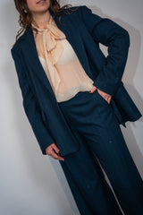 Pantalone gessato paillettes Kontatto