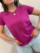 T-shirt basica peonia Kontatto