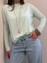 Blusa over Kontatto menta