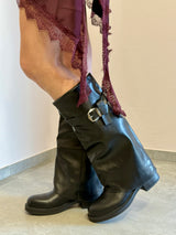 Stivali Manchester con gambale morbido risvoltato