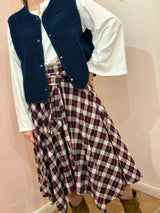 Gilet in Morbido Effetto Teddy Blu
