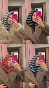 Balaclava a righe Kontatto