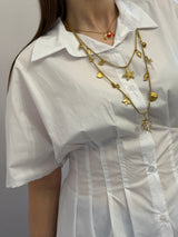 Camicia stretta in vita - Bianca