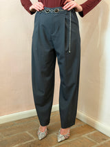 Pantalone sartoriale a gamba ampia , Grigio Antracite - Lumina