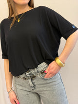 Maglia mezza manica Kontatto nera