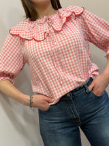 Camicetta vichy rosa