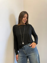 Maglia over nera Kontatto